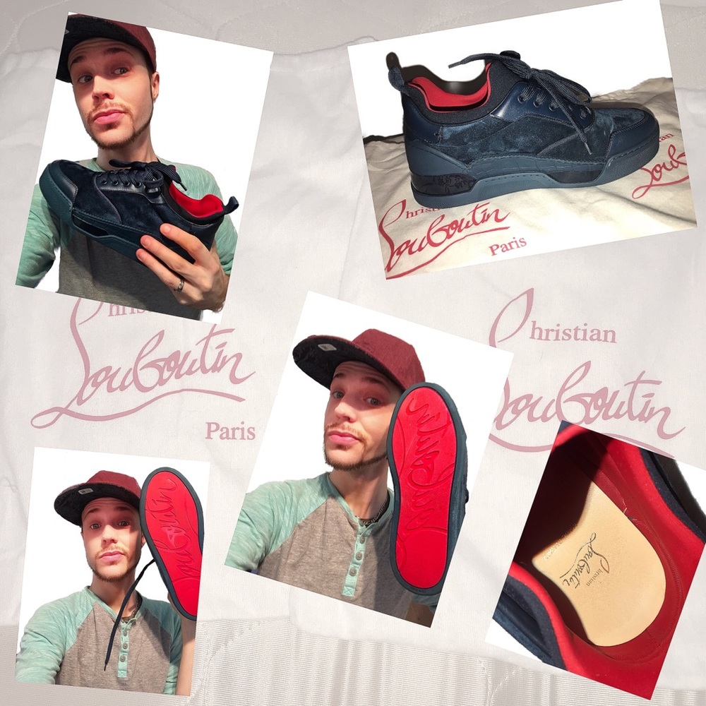 Christian Louboutin Aurelien hi-top flat sneaker